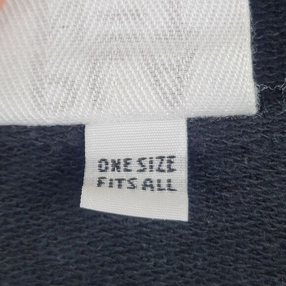 Planet by Lauren G OS Black Raw Hem Art to Wear Sweatshirt 994 - Picture 7 of 11